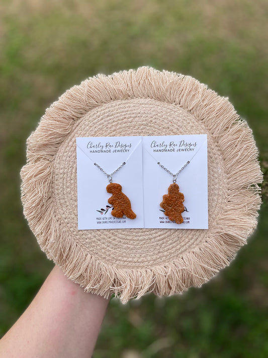 Dino nuggie necklace