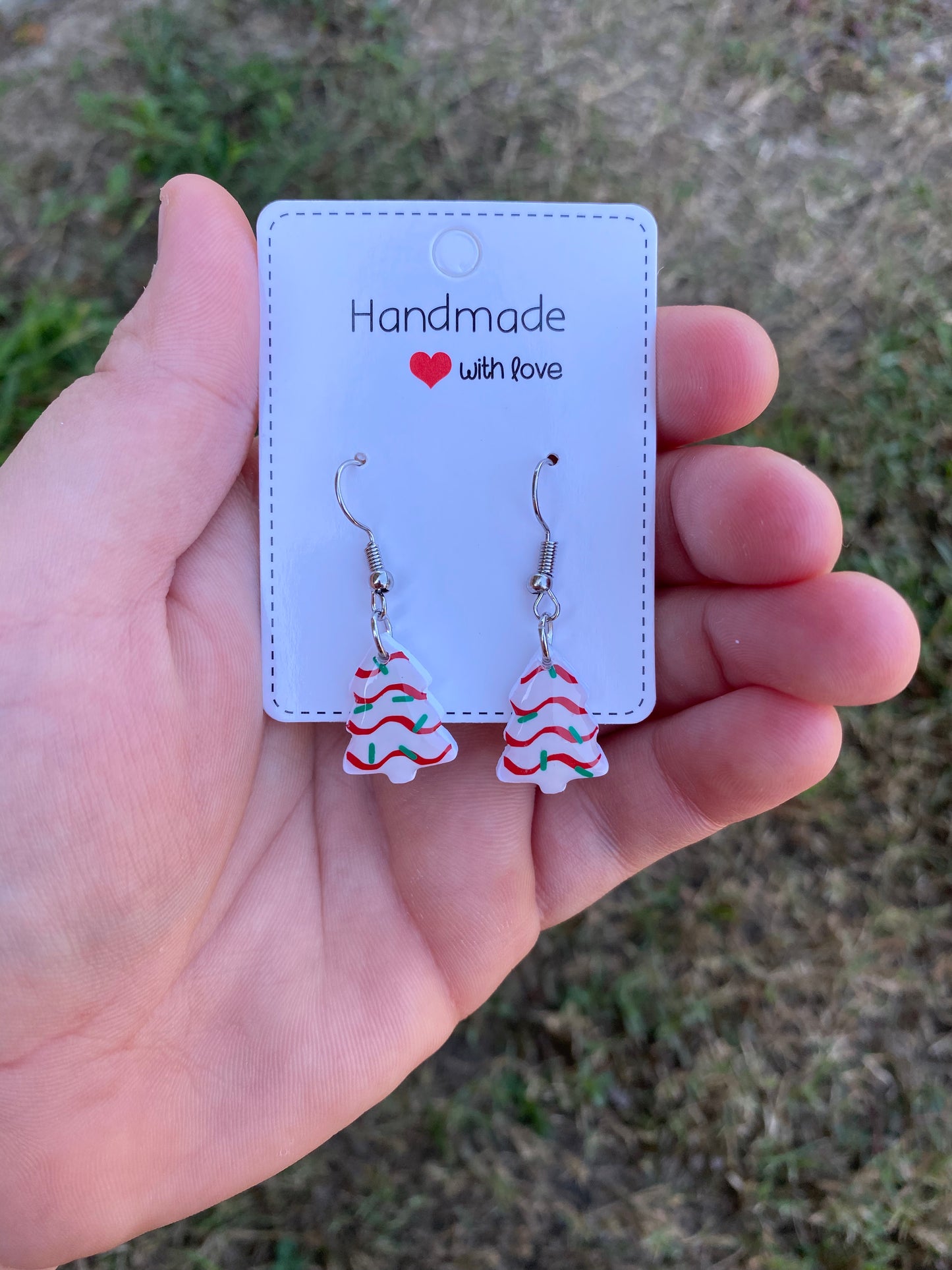 Christmas Tree Cakes-White