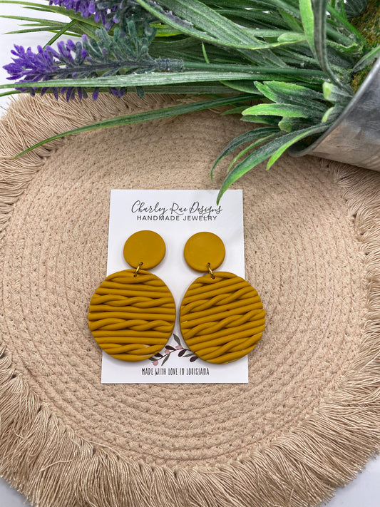 Circle Sweater Weather-Mustard