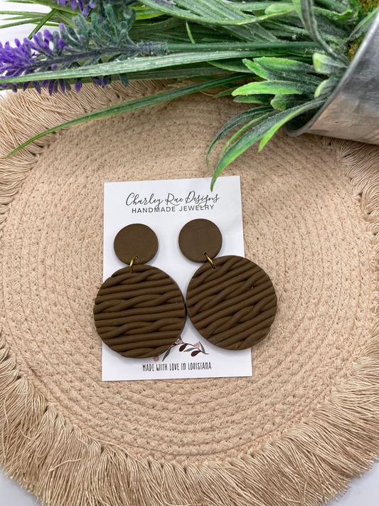 Circle Sweater Weather-Brown