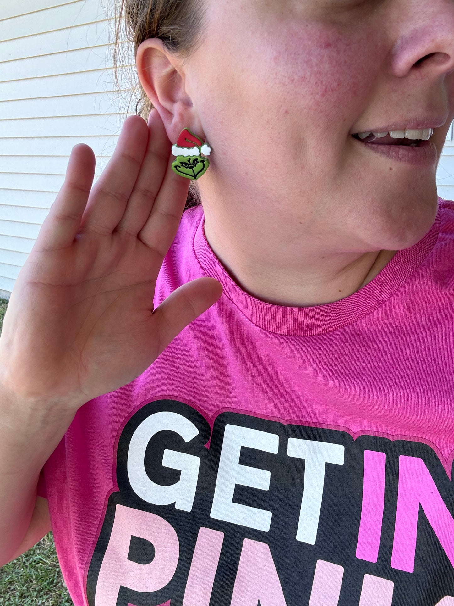 Grinch Inspired Earrings