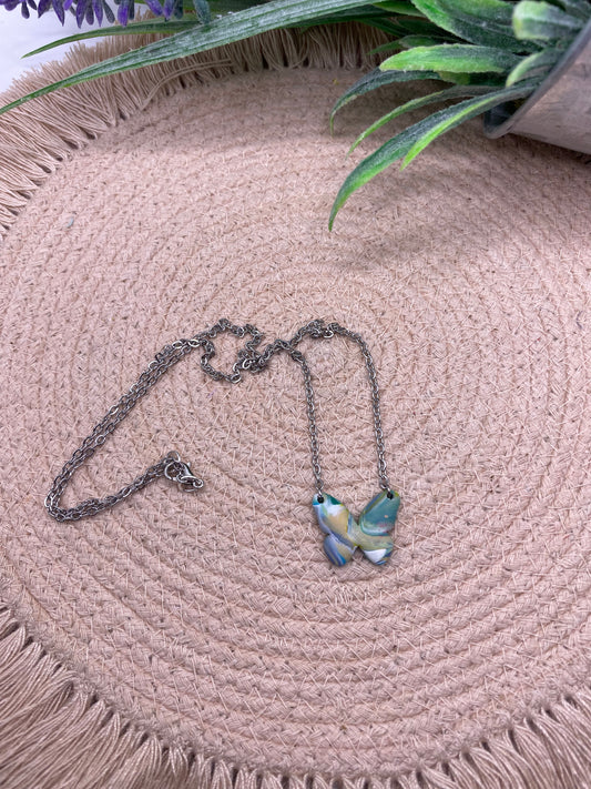 Earth Day Butterfly necklace